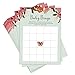 Baby Shower Games - Pack of 5 Activities (50 Sheets Each) with Mommy Tummy Game, 50 Fun Stickers, Includes Bingo, Mommy or Daddy, Baby Predictions and Advice, Who Knows Mommy Best, Wishes for the Baby