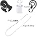VIMVIP Silicone Strap Compatible for AirPods iPhone 7 / iPhone 7 Plus Air Pods Sport Wire Cable Connector Silicone Strap Compatible for Airpods (2 Pack)