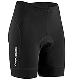 Louis Garneau Women’s Signature Optimum Shorts, Black, Medium, Online Clothing Store