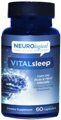 Vitalsleep-60 Capsules-Natural Sleep Aid, Combat Insomnia, Stress, Anxiety, &amp; Increase Relaxation, For Better Rest by Neurological Intellectual Nutrition