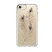 Speck Products Presidio Clear + Print Cell Phone Case for iPhone 7 - Showyfeather Gold/Clear