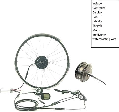 Lcd5の表示防水ケーブル簡単インストールe Bikeハブモーター付き電動自転車アクセサリーキット48v250w