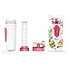 Danum Large 32oz Fruit Infuser Water Bottle New Full Length Infusion Basket, Leak-Proof, Flip-Top, Dual Hand Grips, Made of BPA-Free Eastman Tritan with Multiple Color Options & Free Recipe Ebook