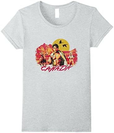 Womens Funny Justin Trudeau Shirts Large Heather Grey