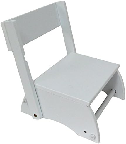 Teamson Kids - Windsor Kids Wooden Step Stool - Small / White