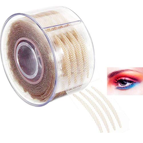 Eye Tape Double Eyelid Tape Invisible Eye Stickers Natural Waterproof Eye Tape Adhesive Magic Charm Big Eye Fiber with Y shaped Fork (Silm 300 Pairs)