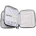 Damero Crochet Hook Organizer Zipper Bag with Web Pockets for Various Crochet Needles and Knitting Accessories, Well Made and Easy to Carry
