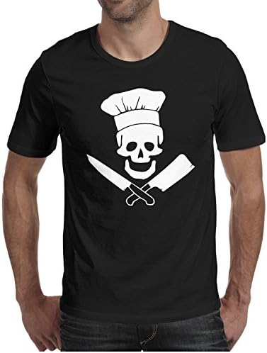 Men's T Shirts Grill Master Sergeant Apron Hat Skull And Bones Cute Men O-Neck Short Sleeve Cotton T Shirts