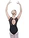 Dance Favourite Black Mesh Back and Droplet Keyhole Cutout Leotard