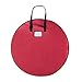 Tiny Tim Totes 83-DT5578 Premium Holiday Christmas Bag with Bonus Center Storage Wreaths, 36-inch, Red