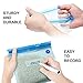 Sous Vide Bags Kit for Anova Cookers - SNLife 25 Reusable Food Vacuum Sealed Bags, 1 Hand Pump, 2 Bag Sealing Clips and 4 Sous Vide Clips,Practical for Long-time Sous Vide Cooking & Food Storage