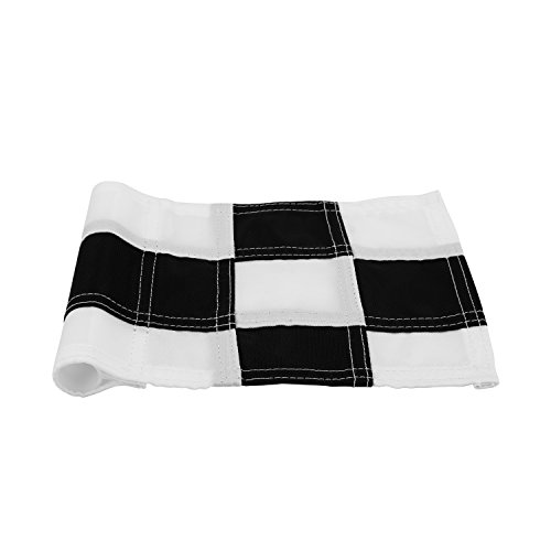 KONDAY Golf Flag，Practice Green Golf Flags, Solid Nylon and Checkered Traning Golf Putting Green Flags, Indoor Outdoor Backyard Garden Portable Golf Target flags - Thumbnail 2