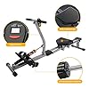 Greensen-Rowing-Machines-for-Home-Use-Air-Resistance-Aerobic-Rowing-Machine-Fitness-Workout-Advanced-Driving-Belt-System-with-12-Gear-Adjustable-Resistance-and-Digital-Indicator Rowing Machines for Home Use Foldable Air Resistance Aerobic Rowing Machine Fitness Workout Advanced Driving Belt with…