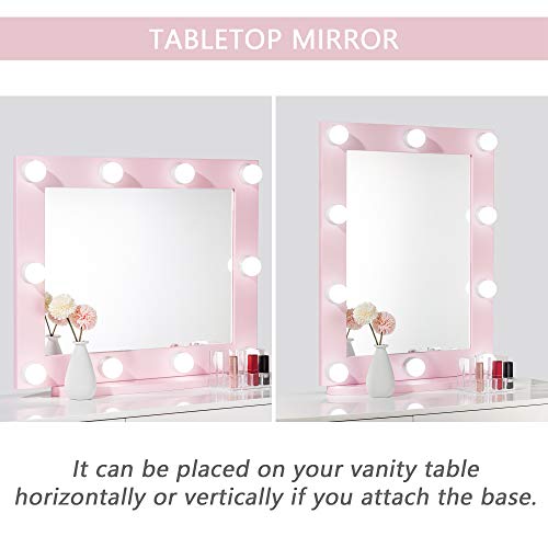 Waneway Hollywood Vanity Mirror with Lights, Large Lighted Makeup