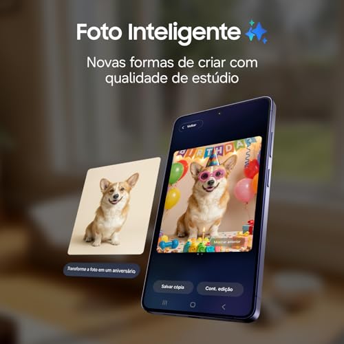 Celular Samsung Galaxy S26 Ultra 5G, 256GB, 12GB RAM, Câmera Quádrupla, Tela Grande de 6.9" - Branco
