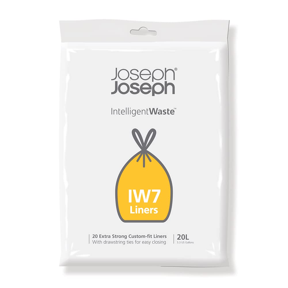 Joseph Joseph IW7 General Waste Liners, Grey, 20 Lt