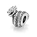 925 Sterling Silver Dragon Bead Charm