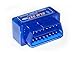 Vgate OBD Super Mini ELM327 Bluetooth OBD2 Scanner Scan Tools Car Auto Adapter Check Engine Light Diagnostic Tool for Android Torque/PC