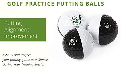 Golf Training Aids | Pack of 3 Golf Practice Putting Balls – True Roll Putting Ball – Alignment Improvement Golf Accessories – Teaches You to get The Ball Rolling on The Intended line Golf Training Aids | Pack of 3 Golf Practice Putting Balls – True Roll Putting Ball – Alignment Improvement Golf Accessories – Teaches You to get The Ball Rolling on The Intended line