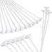 Caydo 300 Pieces 32 cm White Balloon Sticks Holders and Cups for Wedding, Birthday Party, Festival Celebrations