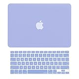 TOP CASE - 2 in 1 Signature Bundle Rubberized Hard Case and Keyboard Cover Compatible Old Generation MacBook Pro 13-Inch (13