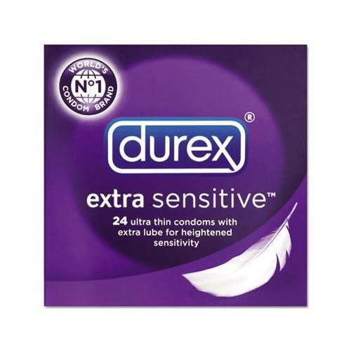 Durex Extra Sensitive ultra thin condoms 24 pack (Pack of 2) image
