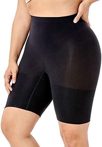 FENTINAYA Women Seamless Plus Size High Waist Control Panties Shapewear Thigh Slimmer Body Shaper