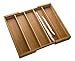 Totally Bamboo Expandable 5-Compartment Drawer Organizer, Expands from 13 to 22