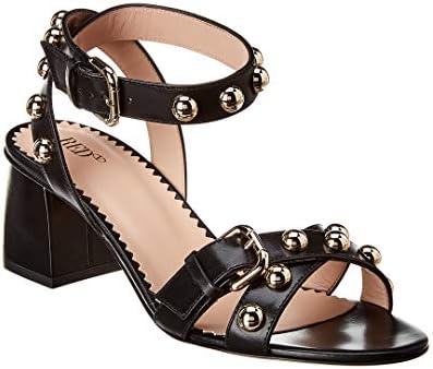 Red Valentino Studded Leather Sandal, 37