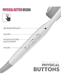 MAIICY   Auriculares de conducción ósea de 5,0 HD, estéreo, abiertos, para correr, ciclismo, a prueba de sudor, inalámbricos, con micrófono integrado y ligeros, color blanco