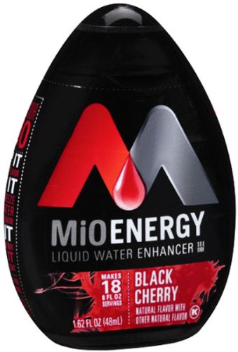 Mio Energy Black Cherry Liquid Water Enhancer Case Pack 12 Mio Energy Black Cherry Liquid Water Enh