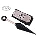 YGDZ Top Quality 1 Pack Naruto Konoha Leaf Village Ninja Shinobi Cosplay Headband with 1 Pack Naruto Ninja Weapons Props Naruto-Big Kunai Plastic Toy Shipping by FBA