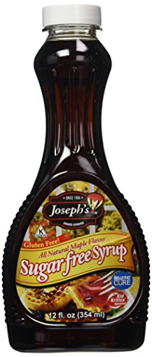 Josephs, Syrup Maple Sugar Free Gluten Free, 12 Fl Oz