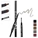 TC Joy 3 in 1 Automatic Eyebrow Pencil with Eyebrow Brush and Eyebrow Powder Natural Long-lasting Waterproof Light Coffee-#2