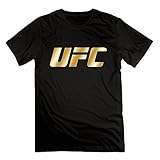 Men's UFC BLACK GOLD LOGO TRI BLEND T-shirt