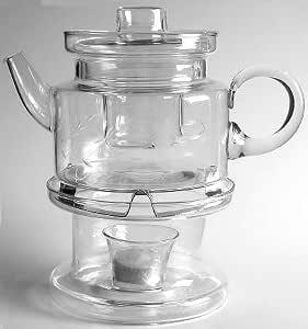Amazon.com: Princess House Infusor de Crystal Heritage teapot-w/\u0026  Calentador : Hogar y Cocina