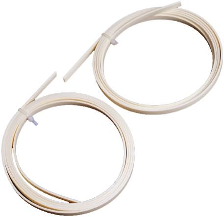 2pcs 5 Feet Guitar ABS Bindings Ivory 1650mmx10mmx2mm Guitar Binding