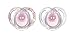 Tommee Tippee Anytime Girl Soothers 6-18m