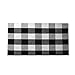 UKELER Buffalo Plaid Rugs- Machine Washable Black and White Checkered Plaid Rug Hand-Woven Buffalo Checkered Kitchen Runner Rugs 51.2''x23.6''
