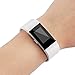 Fitbit Charge 2 Bands, AK Classic Edition Adjustable Comfortable Replacement Wristbands for Fitbit Charge 2 Heart Rate [No Tracker] (White, Small)