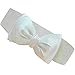 Coromose Bowknot Elastic Wide Stretch Buckle Waistband Belt for Women (Beige)
