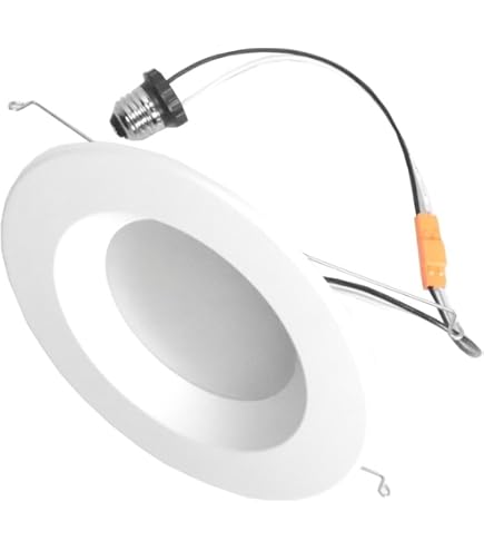4 Inch Led Recessed Lights Sylvania 65523 - LEDMD4R/800ST/9SC3/E26 LED Recessed Can Retrofit Kit 4 Recessed Lighting Led