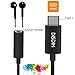 Moto Z Type C to 3.5mm Headphone Audio Adapter, DISDIM 2 Pack USB-C to 3.5mm Female Aux Microphone Connector Cable for Motorola Moto Z, Le 2 / Le Pro 3 and Other Type C Devices