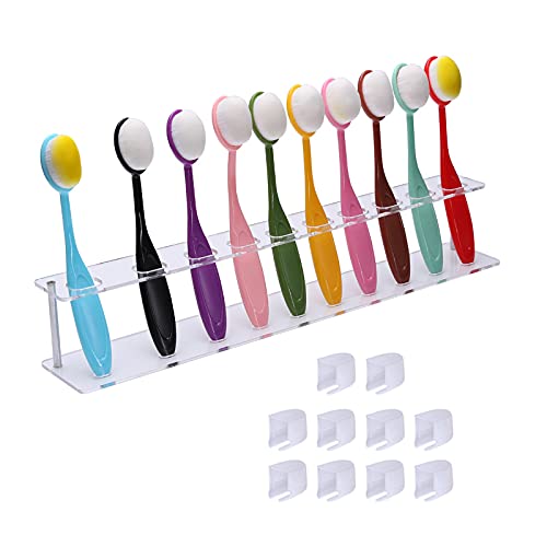 10 Pack Crafting lnk Blending Brushes Blending Paper Craft Background Blender Painting 5/10 Holes Brush Holder Rack Protective Covers Drawing Painting Brushes Flat Kit Ink Application Tools