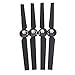 Hobbylane Nylon Propellers Prop Blades Set A+B for YUNEEC Q500+ Q500 Q500M Typhoon Series 4K RC Quadcopter Drone Spare Replace Parts 2CW 2CCW Rotor Blades, Black, Pair of 2