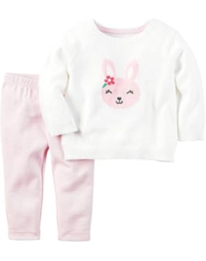 Baby Girls Sweater Sets 121h209, White, Newborn Baby