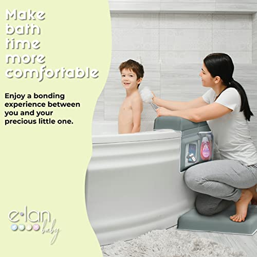 Bathtub Baby Bath Kneeler and Elbow Rest Pad Cushion 1.5" Thick