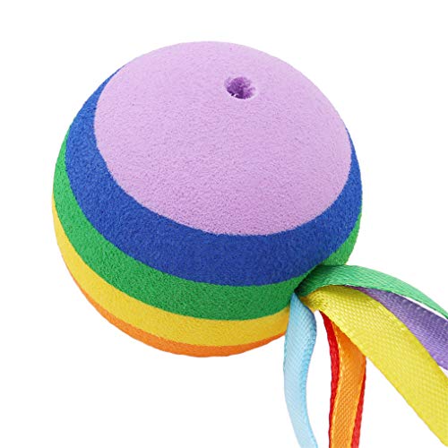 Yunzee Rainbow Colos Band with Antenna Ball Decoration for Auto Antenna Car Accessory Ornaments - Thumbnail 3