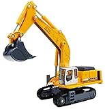 Happy Cherry 1:87 Scale Diecast Crawler Hydraulic Excavator Mixer Construction Vehicle Transport Car Carrier Truck Toy Model Cars for Boys