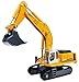Happy Cherry 1:87 Scale Diecast Crawler Hydraulic Excavator Mixer Construction Vehicle Transport Car Carrier Truck Toy Model Cars for Boys